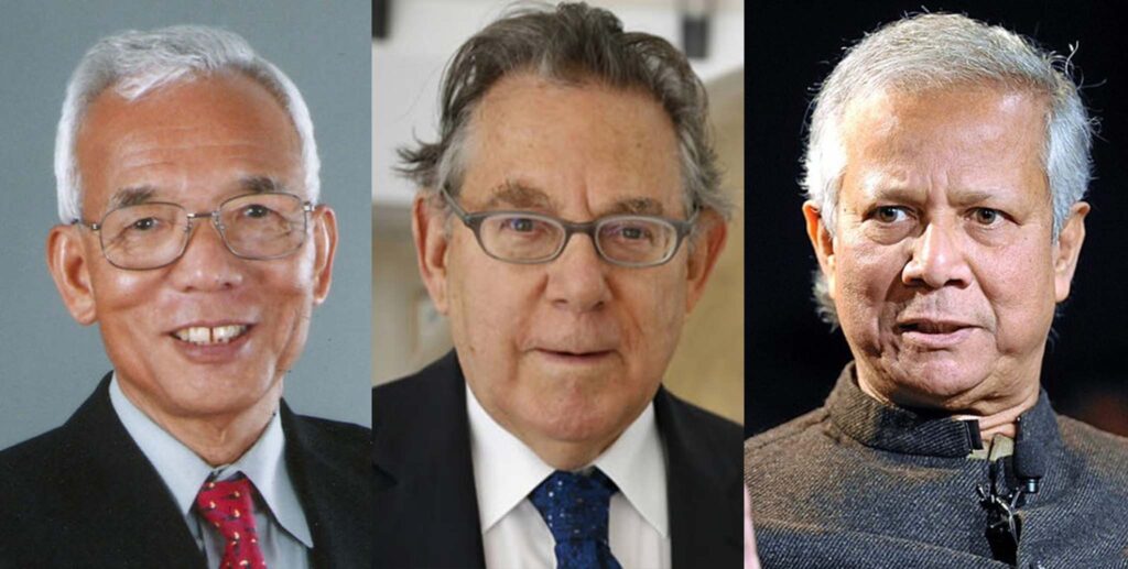 Syukuro Manabe, Paul Crutzen, Muhammad Yunus